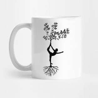 Meditating Women Yoga Pose Mug